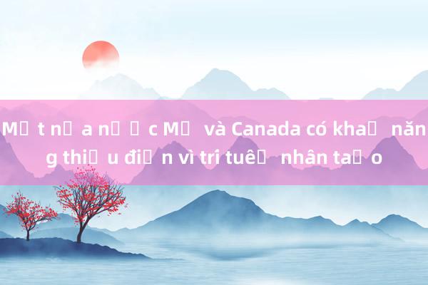 Một nửa nước Mỹ và Canada có khả năng thiếu điện vì trí tuệ nhân tạo